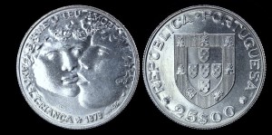  Portugalia, 25 Escudos 1979 Rok Dziecka, KM 609