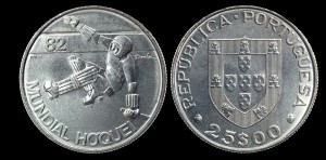 Portugalia, 25 Escudos (1982) Hokej na wrotkach, KM 616