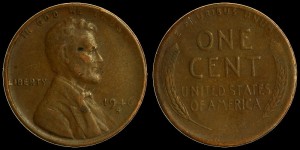 USA, 1 Cent 1946 S, Kłosy, KM A132, Stan III