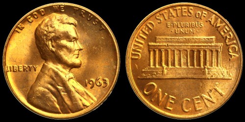 USA 1 cent 1963 KM 201 st I.jpeg