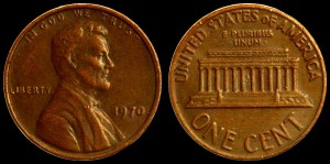  USA, 1 Cent 1970, KM 201, Stan III