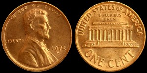  USA, 1 Cent 1972S, KM 201, Stan I