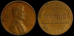  USA, 1 Cent 1973, KM 201, Stan II