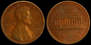  USA, 1 Cent 1976, KM 201, Stan II
