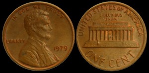  USA, 1 Cent 1979, KM 201, Stan II