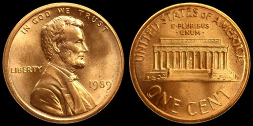 USA 1 cent 1989 KM 201b st I-.jpeg