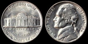 USA, 5 Cents 1962, KM A192, stan I