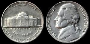 USA, 5 Cents 1964, KM A192, stan III
