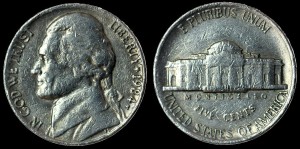 USA, 5 Cents 1984P, KM A192, stan II