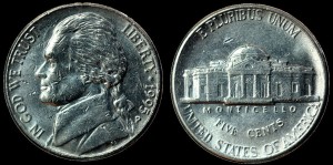 USA, 5 Cents 1995P, KM A192, stan II