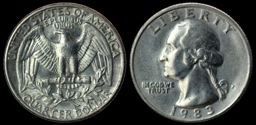 USA 25 cents 1983P KMA164a st II.jpeg