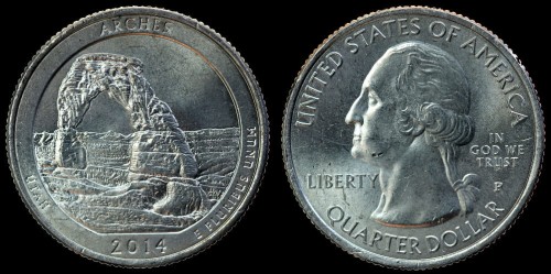 USA 25 cents 2014P km 568 stan I arches utah.jpeg