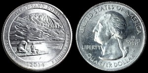 USA, 25 Cents 2014 D Great Sand Dunes - Colorado, KM 569, stan I