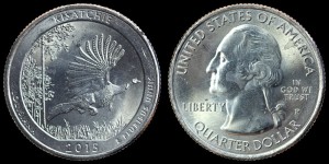 USA, 25 Cents 2015 P Kisatchie - Louisiana, KM 598, stan I