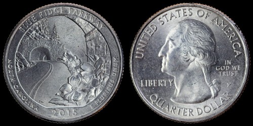 USA 25 cents 2015P  blue ridge parkway - north carolina km 599 stan I.jpeg