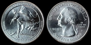 USA, 25 Cents 2016 D Fort Moultrie - South Carolina, KM 639, stan I