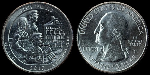 USA 25 cents 2017D Ellis Island - new jersey, KM 656 st I.jpeg