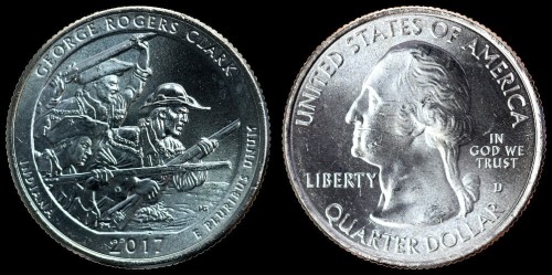 USA 25 cents 2017D George Rogers Clarke km 657 st I.jpeg
