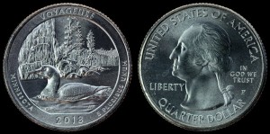 USA, 25 Cents 2018 P Voyageurs - Minnesota, stan I