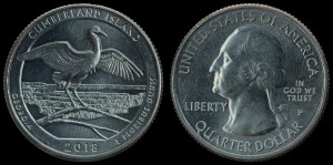 USA, 25 Cents 2018 P Cumberland Island - Georgia, stan I