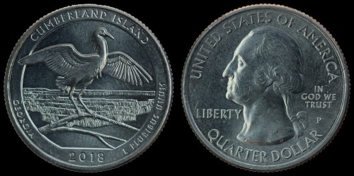 USA 25 cents 2018P Gumberland Island - Georgia Stan I.jpeg