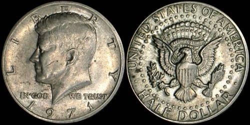 USA, 0,5 Dolara 1971, J.F. Kennedy, KM 202b, Stan I.jpg