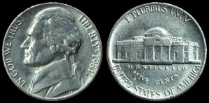 USA, 5 Cents 1981P, KM A192, Stan II
