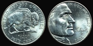  USA, 5 Cents 2005P Bizon, KM 368