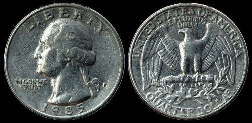 USA 25 cents 1985P km A164a.jpeg