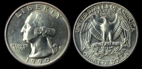 USA 25 cents 1990P km A164a.jpeg