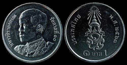 Tajlandia 1 baht 2561(2018) Król Maha Valiralongkom, NEW.jpeg
