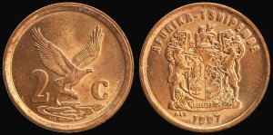 Afryka Południowa-RPA, 2 Cents, KM 159, stan I