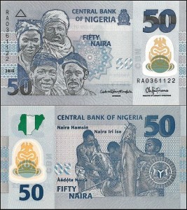 NIGERIA, 50 NAIRA 2015, Pick 40e