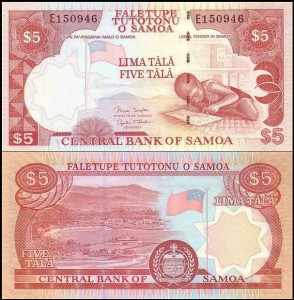SAMOA ZACHODNIE, 5 TALA (2005) Pick 33b