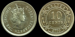 Belize, 10 Cents 2000, KM 35, Stan I