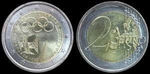 EURO-Portugalia, 2 Euro Bimetal 2021 Olimpiada w Tokio, stan I