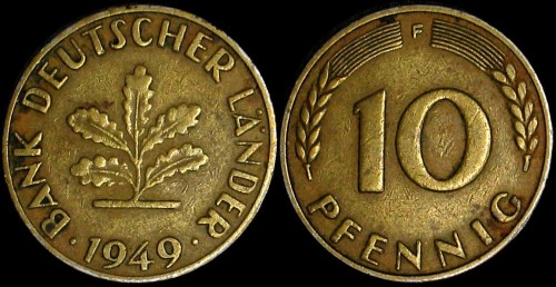 Niemcy, 10 Fenigów 1949F, KM 103.jpg