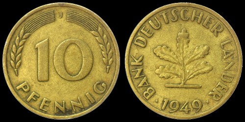Niemcy 10 pfennig 1949j km 103.jpeg