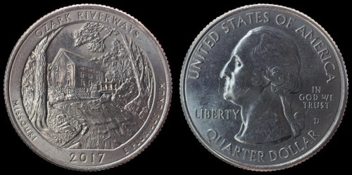 USA 25 cents 2017D  Ozark Ricerways Missouri km 655.jpeg