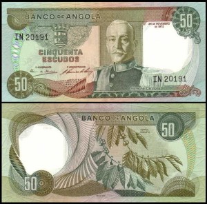 ANGOLA, 50 ESCUDOS 1972 Pick 100