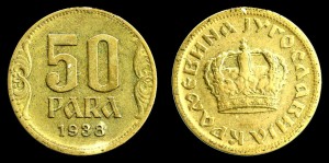 Jugosławia, 50 Para 1938, KM 18 Stan I-