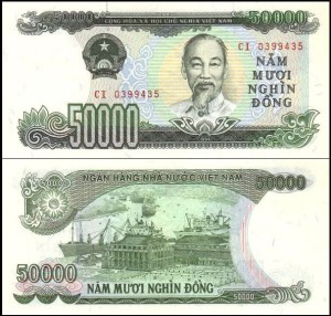 WIETNAM, 50000 DONG 1994 Pick 116a