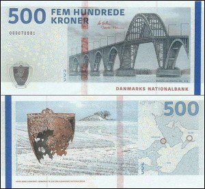 DANIA 500 KRONER (20)19, Pick 68(2)