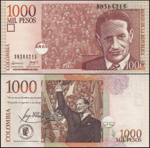 KOLUMBIA, 1000 PESOS 09.11.2006 Pick 456f