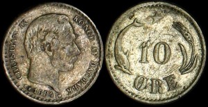 Dania, 10 Ore 1884, KM 795.1, Stan III