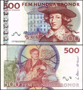 SZWECJA 500 KRONOR (200)1 Pick 66a