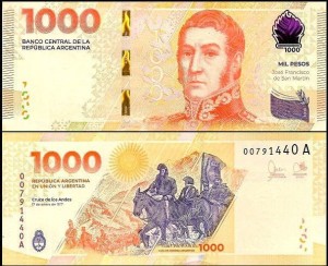 ARGENTYNA, 1000 PESOS (2023) Pick W367