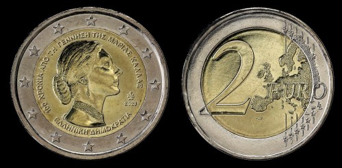 grecja 2 euro 2023 100 rocznica urodzin Marri Callas.jpeg