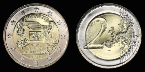 słowacja 2 euro 2023 1823 wiedeń bratysława.jpeg