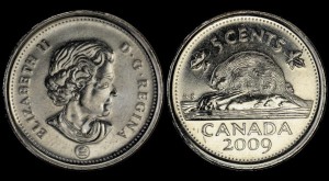 Kanada, 5 Cents 2009, KM 491, stan I
